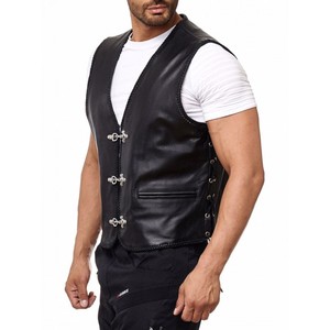 Veste en cuir de haute qualité pour hommes - Product Image 2