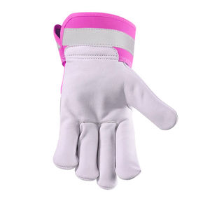 Guantes de Trabajo de Cuero de Grano Vacuno Resistentes para Protección de Manos OEM, Guantes de Seguridad Transpirables para Trabajo de Construcción al Aire Libre - Product Image 4