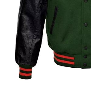 Veste universitaire pour homme en gros, logo personnalisé, automne, coupe-vent, veste universitaire de baseball pour homme, chenille personnalisée 2026 - Product Image 2