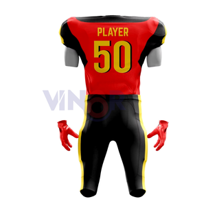 Equipo personalizado ropa deportiva sublimación uniforme de fútbol americano mejor calidad más tamaño personalizado uniformes de fútbol americano para adultos - Product Image 6