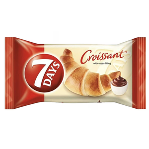 Croissant Francés de la Mejor Calidad, Paquete a Granel de 7 Unidades, Relleno Doble de Chocolate, Satisface los Antojos, Pastel Suave y Cremoso - Product Image 3