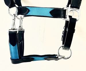 Haute qualité Durable personnalisé anglais selle cheval licou doux rembourré cuir Nylon Logo personnalisé divers modèles couleurs - Product Image 2