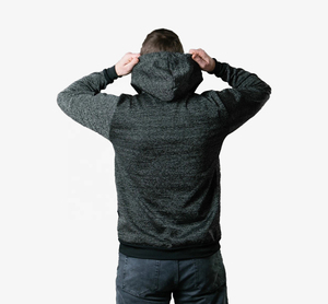 Sweat à capuche et sweat-shirt de résistance au couteau pour hommes de haute qualité Logo personnalisé sweats à capuche en molleton vêtements de rue décontractés 100% sweats à capuche de base en coton - Product Image 4