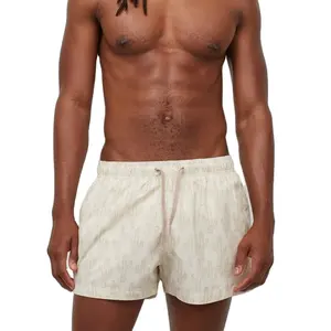 Özel toptan yaz düz hızlı kuru erkekler gövde kısa pantolon parça şort yüzmek baskılı yüzme kurulu plaj kısa erkekler için
