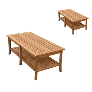 โต๊ะรับประทานอาหารที่ทำจากไม้สักแข็งและสีขัดละเอียดและขนาดมาตรฐาน - Product Image 4