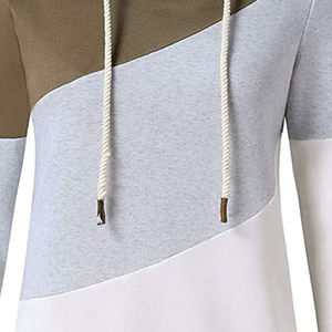 Sudaderas con Capucha Otoñales, Estilo Urbano, Diseño Pesado, Forro de Satén, Bolsillo, Corte Regular, Tejido de Ganchillo, Lavado Ácido, Felpa, Resistentes al Viento, 100% - Product Image 4