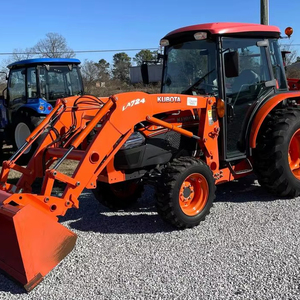 Tracteur compact Kubota L3240 32HP 4WD avec chargeuse et pelleteuse diesel polyvalent pour l'aménagement paysager et la construction de fermes - Product Image 1