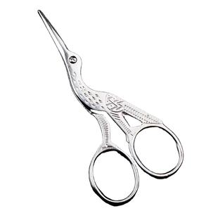 Ciseaux à broder de style vintage en gros, ciseaux miniatures en acier inoxydable avec motif d'oiseau grue, meilleurs ciseaux pour la couture, l'artisanat et la couture - Product Image 3