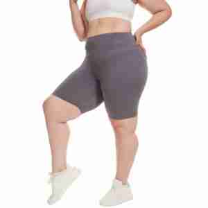 Shorts de sport pour femmes, imprimés sur mesure, style motard, haute élasticité, grande taille, séchage rapide, imperméables, coupe-vent, respirants, 100% coton - Product Image 1