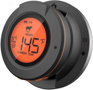 Termómetro de carne Bluetooth para asar a la parrilla, termómetro inalámbrico para parrilla de carbón con 2 sondas Termómetros de <span class=keywords><strong>horno</strong></span> digitales - Product Image 1