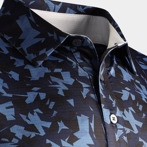 Diseñe su propia camiseta Polo de sublimación para hombres, cómoda, transpirable, de verano, de moda, de manga corta, para adultos, Polo de alta calidad - Product Image 3