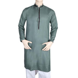 Mashriq Fancy <b>Kurta</b> <b>For</b> <b>Men</b> - Green - Product Image 1