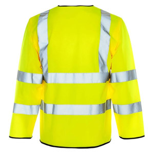 Venta al por mayor Chaleco de trabajo de alta seguridad con mangas completas Logotipo personalizable Ropa de seguridad protectora para trabajar - Product Image 2