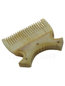 หวีกระดูกจากแหล่งกำเนิดตามธรรมชาติทำจากวัสดุเป็นมิตรกับสิ่งแวดล้อมด้ามจับแกะสลักสีโลโก้ออกแบบได้ตามต้องการ - Product Image 3