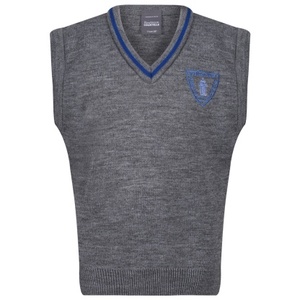เสื้อสเวตเตอร์นักเรียนแบบครึ่งแขน ACRO WOOL คุณภาพสูง ผลิตตามสั่ง (OEM) สำหรับเด็กผู้ชายและเด็กผู้หญิง  ดีไซน์ใหม่สำหรับฤดูใบไม้ร่วง/ฤดูหนาว - Product Image 3