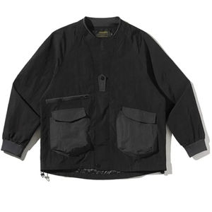 Chaquetas informales para hombre, chaqueta cortavientos holgada de manga larga con cuello redondo, abrigos de montaña Retro deportivos de estilo coreano, ropa para hombre - Product Image 2