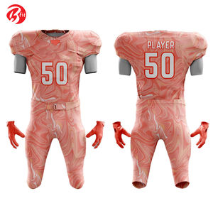 Bonne qualité meilleure vente ensemble d'uniformes de football américain hauts de football américain maillot de football américain - Product Image 1