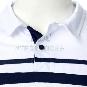 Polo personalizado OEM ODM de verano para hombre, 100% tela de algodón, manga corta, estampado bordado, logotipo personalizado de alta calidad - Product Image 4