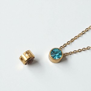 Connecteur de collier en argent 925 avec petite pierre précieuse ronde en grenat chrétien - Charmes faits à la main Bijoux - Product Image 3