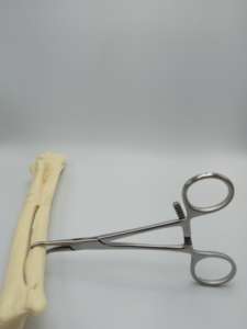 Instrumentos Quirúrgicos Veterinarios, Herramientas Quirúrgicas Finamente Elaboradas, Pinzas para Sujetar Huesos MINI de Acero, Manuales, Certificadas por la CE, Reutilizables - Product Image 2