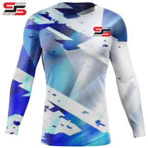 ชุดกีฬายูนิเซ็กส์ยามแขนยาวพิมพ์ลายซับลิเมชันตามสั่งสีและโลโก้ตามสั่ง - Product Image 1