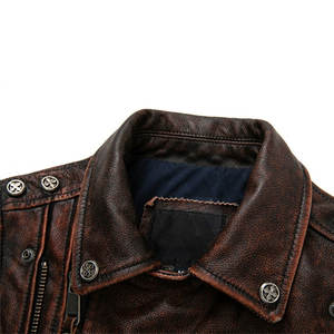 เสื้อกั๊กสำหรับขี่มอเตอร์ไซค์หนังผ้าใบคอตั้งระบายอากาศสำหรับผู้ชายมาใหม่ออกแบบตามสั่ง - Product Image 5