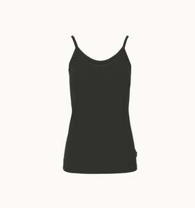 Débardeur sans manches en coton côtelé pour femmes Débardeur rembourré Camisole Crop Top tendance pour femmes - Product Image 1