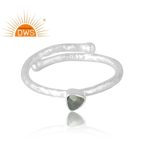 Anillo de piedras preciosas de pirita Natural de Plata de Ley 925 más vendido, joyería personalizada para mujer, regalo para ella - Product Image 3