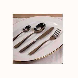 เครื่องเงินสแตนเลสขัดเงาแบบทันสมัยสำหรับร้านอาหารเครื่องเงินสำหรับอาหารค่ำแบบแบนมีด้ามจับดีไซน์แบบเต็มรูปแบบแบนยาว - Product Image 2