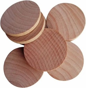 Ensemble de sous-verres carrés en bois de noyer faits à la main, style classique, écologiques, sous-verres rustiques pour boissons, épaisseur de 5 mm, logo de couleur personnalisé - Product Image 5
