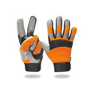 Gants de travail d'assemblage en cuir de vachette avec logo personnalisé pour hommes-Haute qualité 15mil d'épaisseur durable résistant à la chaleur à basse quantité minimale de commande 100 paires - Product Image 4
