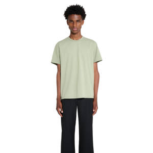 Camiseta de algodón 100% de alta calidad para hombre, cómoda, de gran tamaño, lisa, en blanco, con cuello redondo, diseño personalizable al por mayor - Product Image 1