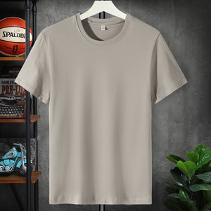 TWS T-shirt d'été 100% coton de haute qualité avec impression de LOGO personnalisée T-shirts unis vierges pour hommes T-shirt 210g/m2 pour hommes - Product Image 4