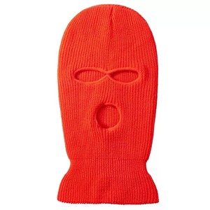 Unisex Full Face Knit Balaclava Custom Embroidered Logo 3-Hole Thermal Elastic Breathable Acrylic Ski Mask for Winter Sports for - Product Image 1