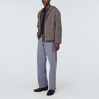 Mode Street Wear haute qualité français Terry poids lourd hommes à capuche marron à manches longues fermeture éclair alpaga pull à capuche hommes