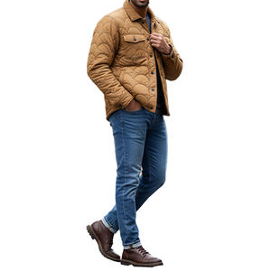Chaqueta acolchada clásica para hombre diseñada para la comodidad y la durabilidad, ideal para viajes, trabajo o moda callejera diaria - Product Image 4