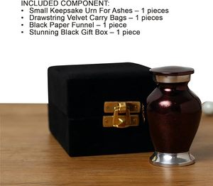 Urnas de cremación de recuerdo de material metálico de aluminio 2022 de alta calidad más demandadas 100% al mejor precio competitivo - Product Image 5