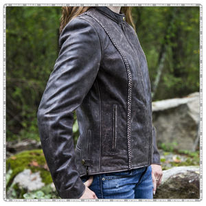 Chaqueta de moto de cuero para Hombre | Chaqueta de motorista aprobada por CE para todas las estaciones | Chaqueta de montar duradera - Product Image 5