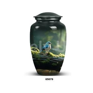 Beautiful Sparrow Bird Cremation Urn for Adult Human Ashes Decorative Large Funeral Urn With Free <b>Velvet</b> <b>Bag</b> - Product Image 3