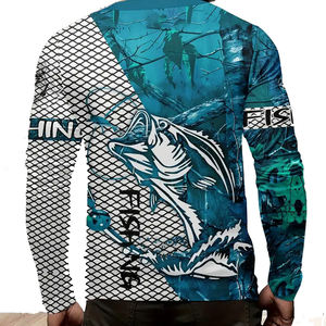 เสื้อยืดรัดรูปแขนยาวสำหรับผู้ชาย, เสื้อยืดผ้าฝ้าย100% เข้ารูปเสื้อกีฬาผ้าทอสำหรับออกกำลังกายในยิมและชุดป้องกันผดผื่น - Product Image 2