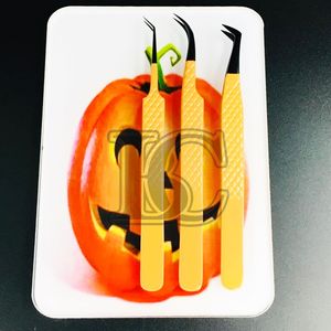 ขนตาปลอมแม่เหล็กแบบยั่งยืนแผ่นกระเบื้องขนตาฟักทองพิเศษสำหรับเทศกาลฮาโลวีน - Product Image 4