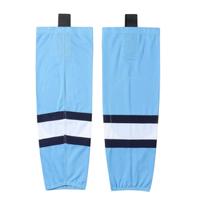 Precio al por mayor de alta calidad de encargo sublimado calcetines de hockey sobre hielo de hecho profesional equipo de desgaste calcetines de hockey sobre hielo - Product Image 1