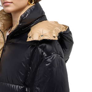 Chaqueta con Capucha de Poliéster Blanca Cálida y Esponjosa Estilo Moncler para Hombre y Mujer, Invierno, Alta Calidad, Resistente al Viento, Talla Grande - Product Image 4