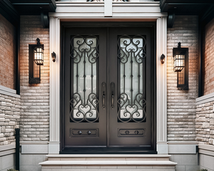 Puerta <span class=keywords><strong>de</strong></span> Hierro Forjado <span class=keywords><strong>de</strong></span> Lujo, Elegante Puerta Metálica para <span class=keywords><strong>Entrada</strong></span> <span class=keywords><strong>de</strong></span> Mansión o Granja, Portal <span class=keywords><strong>de</strong></span> <span class=keywords><strong>Entrada</strong></span> <span class=keywords><strong>de</strong></span> Hierro <span class=keywords><strong>de</strong></span> Lujo, Puerta <span class=keywords><strong>de</strong></span> Acero Forjado - Product Image 3