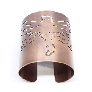 31 January Indian Heavy Solid <b>COPPER</b> Unisex Bracelet Design spiritual Handmade Bracelet Made in China Material Solid <b>COPPER</b> Cuff - Product Image 4