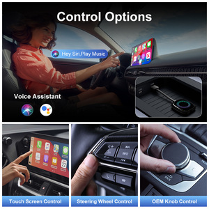 Boîte AI portable sans fil universelle FCL Y4 CarPlay <span class=keywords><strong>Netflix</strong></span>/Android Auto Quad Cortex-A53 2 Go + 16 Go pour voitures - Product Image 6