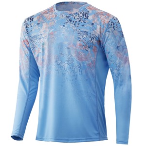 Vêtements de pêche à sublimation personnalisée maillot de pêche à manches longues chemise de pêche en polyester avec protection UV - Product Image 3