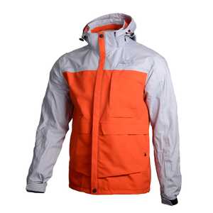 OAAX, cortavientos de carcasa blanda para hombre, impermeable, recubierto, informal, Fitness, relleno de poliéster, resistente al viento, resistente al agua para uso en exteriores - Product Image 1