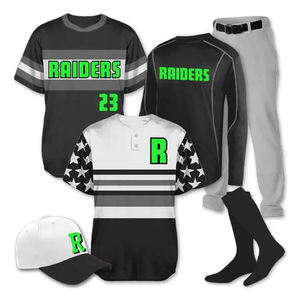 Uniforme de béisbol de color personalizado, jersey de softbol para mujer, pantalón de manga completa, ofertas de Jersey, ropa deportiva con botones para hombre, uniforme de equipo - Product Image 2