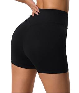 Shorts Deportivos de Yoga para Mujer, Personalizados, Elásticos, Transpirables, Sin Costuras, de Secado Rápido, Antiarrugas, Resistentes al Viento, de Poliéster - Product Image 3